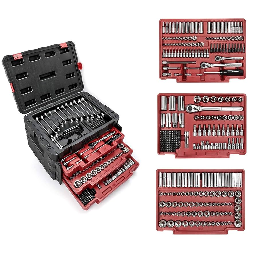Amazon.com: WORKPRO 450-Piece Drive Socket Set 1/2